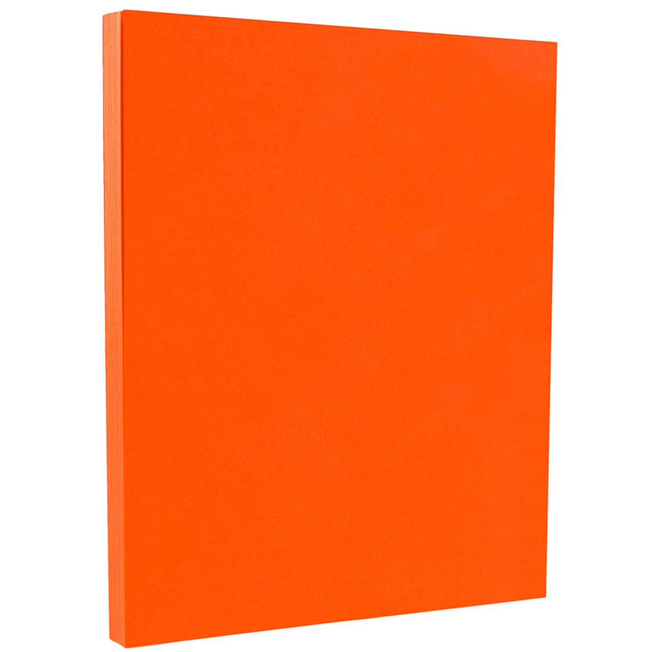 JAM Paper Recycled 8.5" x 11" 65lb. Cover Cardstock Pack, 50 Sheets